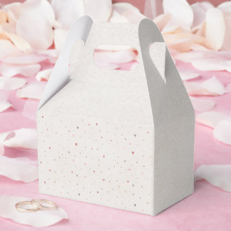 Soft Heart Pattern Favor Box フェイバーボックス