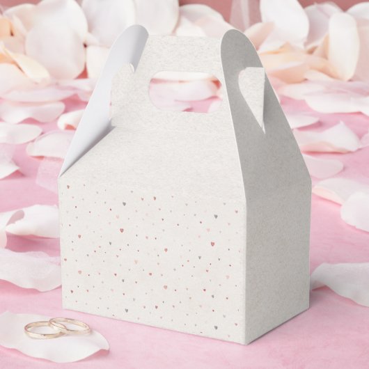 Soft Heart Pattern Favor Box フェイバーボックス (ウェディング)