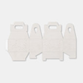 Soft Heart Pattern Favor Box フェイバーボックス (折り畳みなし)