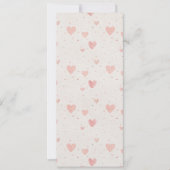 Soft Heart Pattern Invitation 招待状 (正面)
