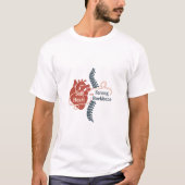 Soft Heart Strong Backbone t-shirt Tシャツ (正面)