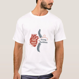 Soft Heart Strong Backbone t-shirt Tシャツ
