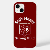 Soft Heart Strong Mind Phone Case Case-Mate iPhoneケース (裏面)