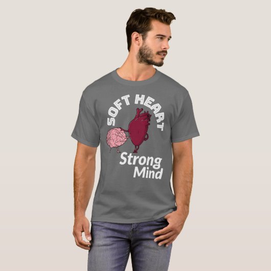 Soft Heart Strong Mind Tシャツ (正面フル)