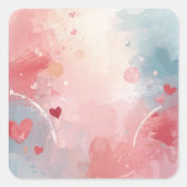 Soft Heartscape スクエアシール (正面)