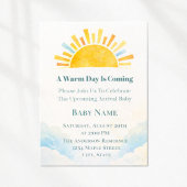 Soft Horizon Sun Glow 招待状