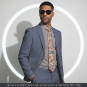 Soft Impressionist Floral Necktie ネクタイ