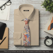 Soft Impressionist Floral Necktie ネクタイ