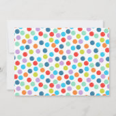 Soft Indoor 遊 Gym Birthday Party招待 招待状 (裏面)