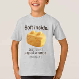 Soft Inside: Iron T Pineapple Cake Funny Quote Art Tシャツ