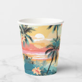 Soft Island Horizon 紙コップ (正面)