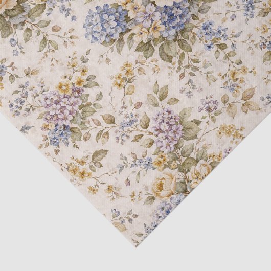 Soft Ivory Garden Bloom 薄葉紙 (詳細)