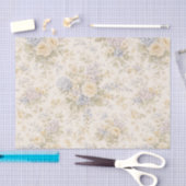 Soft Ivory Garden Bloom 薄葉紙 (クラフト)