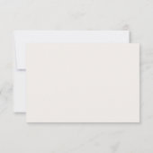 Soft Ivory Wedding | Minimalist Clean Neutral サンキューカード (裏面)