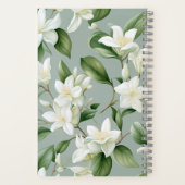 Soft Jasmine Floral Elegance ノートブック (裏面)