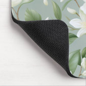 Soft Jasmine Floral Elegance  マウスパッド (コーナー)