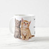 Soft kitty mug コーヒーマグカップ (正面左)
