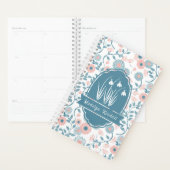 Soft Laurentian Floral Custom Name プランナー手帳 (ディスプレー)