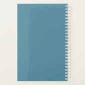 Soft Laurentian Floral Custom Name プランナー手帳 (裏面)