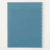 Soft Laurentian Floral Custom Name プランナー手帳 (裏面)