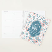 Soft Laurentian Floral Custom Name プランナー手帳 (ディスプレー)