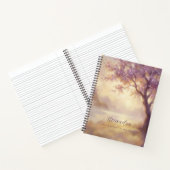 Soft Lavender Nature Aesthetic Reflections Journal ノートブック (内部)