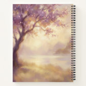 Soft Lavender Nature Aesthetic Reflections Journal ノートブック (裏面)