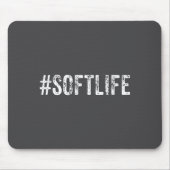 Soft Life Dont Stress Stress Softlife Softli  マウスパッド (正面)
