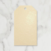 Soft Light Beige Background – Wedding Design ギフトタグ (正面)