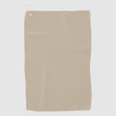 Soft Light Beige Background – Wedding Design ゴルフタオル (正面)