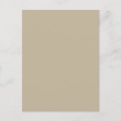 Soft Light Beige Background – Wedding Design シーズンポストカード (正面)