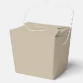 Soft Light Beige Background – Wedding Design フェイバーボックス (正面)