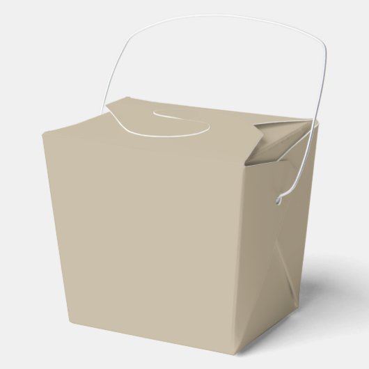 Soft Light Beige Background – Wedding Design フェイバーボックス (正面)