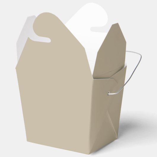 Soft Light Beige Background – Wedding Design フェイバーボックス (見開き)