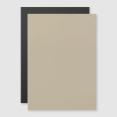 Soft Light Beige Background – Wedding Design マグネット招待状 (正面/裏面)