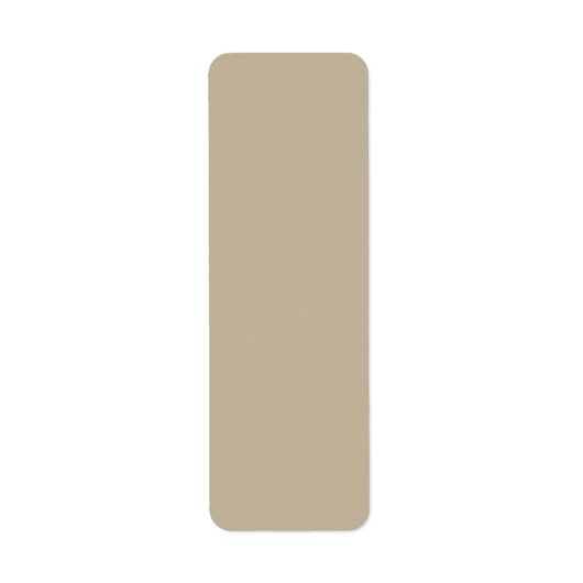 Soft Light Beige Background – Wedding Design ラベル (正面)