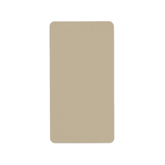 Soft Light Beige Background – Wedding Design ラベル (正面)