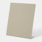 Soft Light Beige Background – Wedding Design 台座サイン (正面)