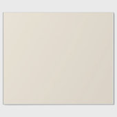 Soft Linen Beige Solid ラッピングペーパー (フラット)