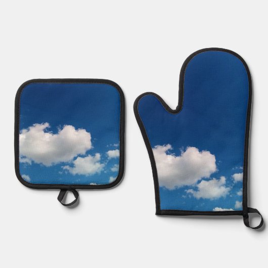 Soft long cloud 鍋つかみ&鍋敷きセット (正面)