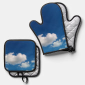 Soft long cloud 鍋つかみ&鍋敷きセット (正面/裏面)