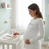 Soft Long Sleeve Maternity Top for Pregnant Moms  Tシャツ