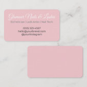 Soft Luxury Beauty/Wellness Parlor 名刺 (正面/裏面)