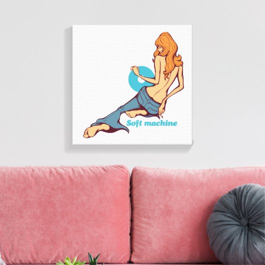 Soft machine キャンバスプリント (インサイチュ (リビング))