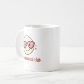 Soft Mama Social Club ロゴデザイン コーヒーマグカップ (正面左)