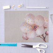 Soft Mauve Macro Sakura Blossom 薄葉紙 (クラフト)