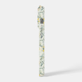 Soft Meadow Daisy Watercolor iPhoneケース (左側面)