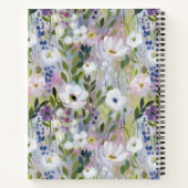 Soft Meadow Floral Watercolor ノートブック (裏面)