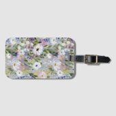 Soft Meadow Floral Watercolor ラゲッジタグ (正面横)
