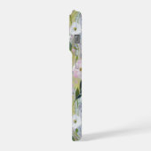 Soft Meadow Floral Watercolor iPhoneケース (左側面)